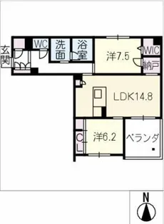 NC STYLE 本山【3階】の間取り