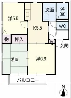 プレミール・M【1階】の間取り