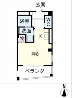 鍵屋 弐番館【3階】の間取り
