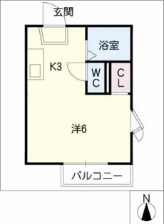 タウニー藤一E棟【2階】の間取り
