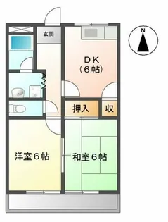 ベレックス【2階】の間取り
