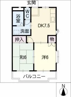 アーバニア武路【1階】の間取り