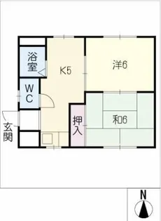 フォーブル大橋【1階】の間取り