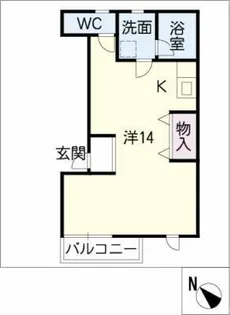 GISELE【2階】の間取り