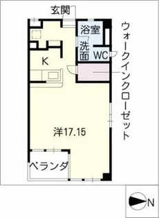 OSMANTHUS FRAGRANS【2階】の間取り