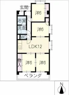 レガリス37【3階】の間取り