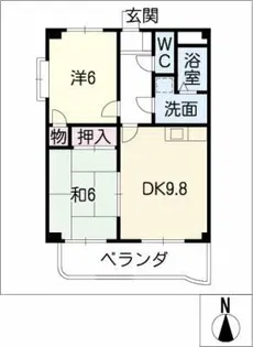 グランド・カーサ【2階】の間取り