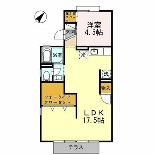 セジュールマルヤマ A棟【1階】の間取り