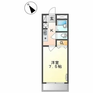 グリーンヒルズ図書館通り【1階】の間取り