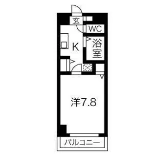 ジュネス上飯田【1階】の間取り