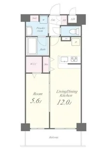 大阪府大阪市旭区赤川4丁目【マンション】の間取り