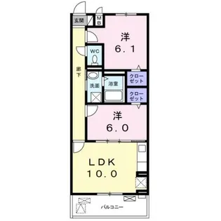 ソレイユ【2階】の間取り