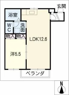 モリパレス【3階】の間取り