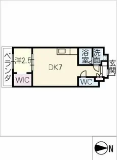 AMIRL PREMIER HEIAN-DORI【5階】の間取り