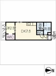 AMIRL PREMIER HEIAN-DORI【5階】の間取り