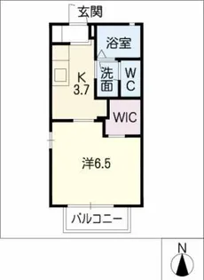 メルベーユK【2階】の間取り