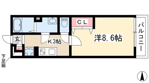 ルウナ【2階】の間取り