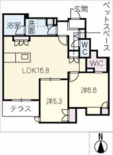 AURALEE【1階】の間取り