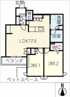 AURALEE【3階】の間取り