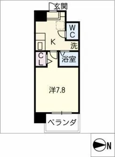 S-FORT八事【9階】の間取り