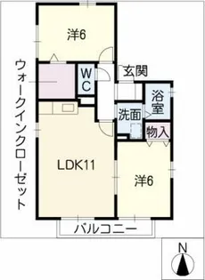 プレストンズ参番館【2階】の間取り