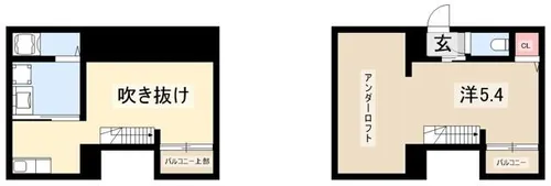 プレミア清水【202号室】の間取り