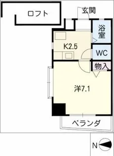 アーバンハイツ八事【7階】の間取り