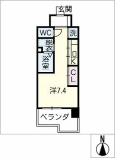 Atrio鶴舞【14階】の間取り