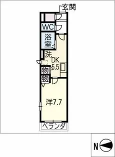 エスポワール【3階】の間取り