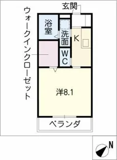 ラフィネ大曽根【3階】の間取り