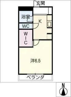 ドミールあさひ【4階】の間取り