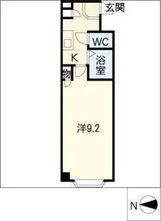 サンパーク新栄【3階】の間取り