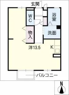 ユッセ【2階】の間取り