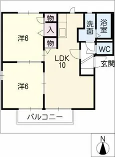 メゾン・エトワール【1階】の間取り