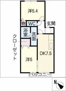 イルマーレ【1階】の間取り