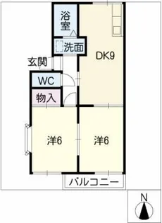 コートビレジ【2階】の間取り