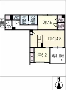 NC STYLE 本山【1階】の間取り