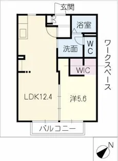 グランド・ソレーユ【1階】の間取り