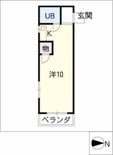 レスポアールうえだ【5階】の間取り