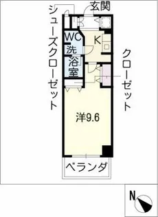 PRIMEURBANIZUMI【5階】の間取り