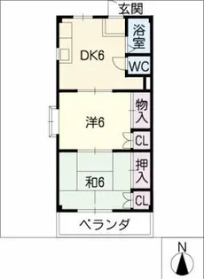 メゾンオオワキ【3階】の間取り