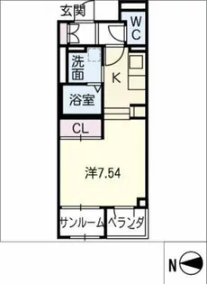 LIFT VISION柱OKAZAKI【1階】の間取り