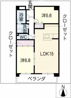 パークサイドI【1階】の間取り