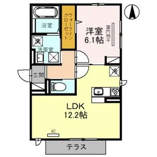 セジュールM【1階】の間取り