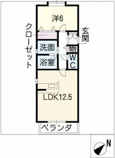 如春【3階】の間取り