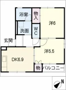 ForestVilla Ⅰ【1階】の間取り