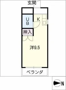 福善ビル【5階】の間取り