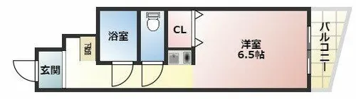 AQUA西明石【402号室】の間取り