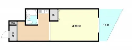 AQUA西明石【402号室】の間取り