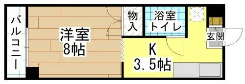 クライムハイツ寿山【2階】の間取り